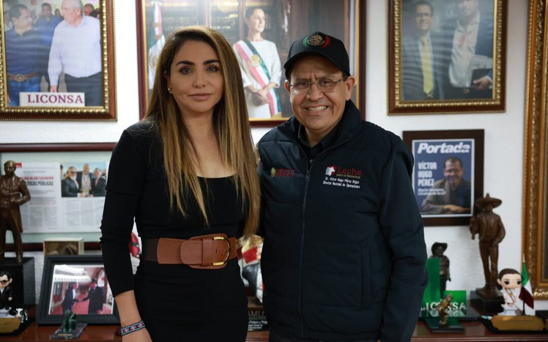 Hades Aguilar gestiona más Leche para el Bienestar